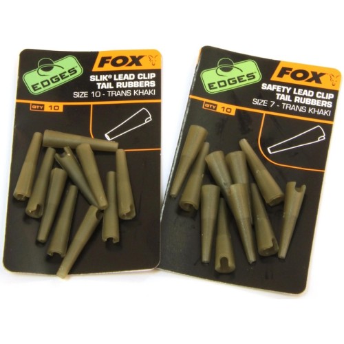 FOX EDGES SLIK LEAD CLIP TAIL RUBBERS