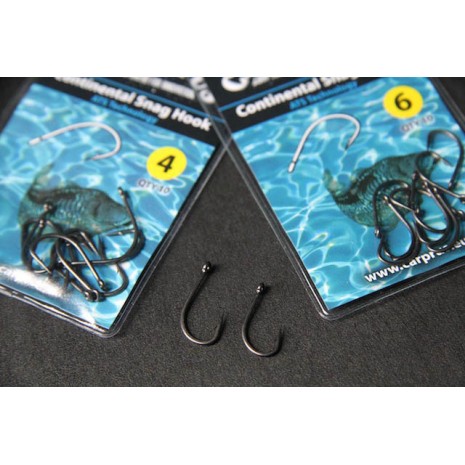 CARP'R'US CONTINENTAL SNAG HOOKS ATS -0