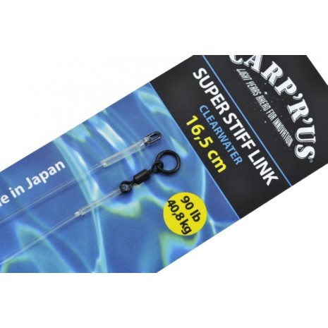 CARP 'R' US FLUOROCARBON SUPER STIFF RING & RING SWIVEL-0