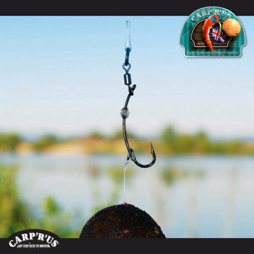 CARP 'R' US FLUOROCARBON  360° STIFF LINK RING & RING SWIVEL-0