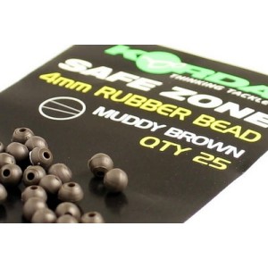 KORDA SAFE ZONE RUBBER BEAD 4 MM.