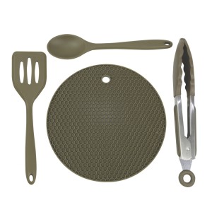 TRAKKER ARMOLIFE SILICONE UTENSIL SET 4 PEZZI
