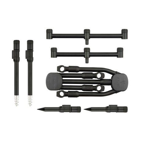 FOX BLACK LABEL QR 3 ROD POD COMPLETE   -3