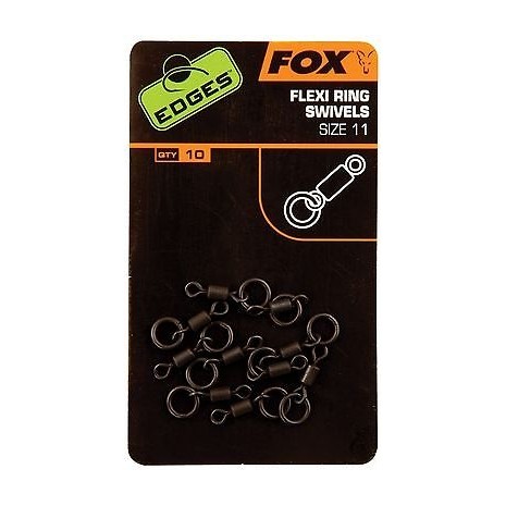 FOX EDGES FLEXI RING SWIVELS-0