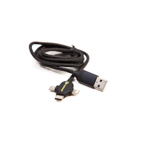 RIDGEMONKEY CAVETTO USB A TO MULTI OUT CABLE 2 MT  (CAVETTO DI 2 MT PER TUTTI I CELLULARI)