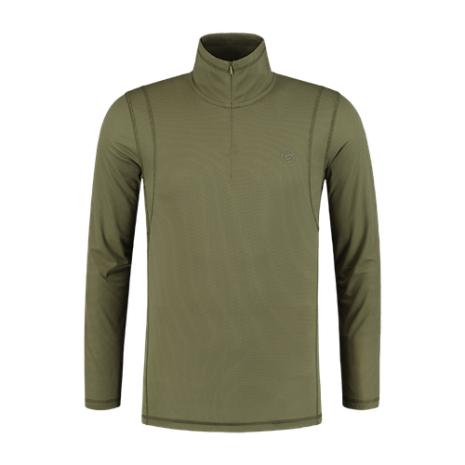 KORDA KOOL QUICK DRY LONG SLEEVE ZIP NECK  