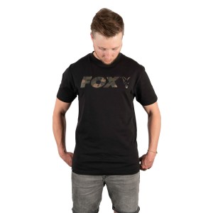 FOX BLACK/CAMO PRINT T-SHIRT 