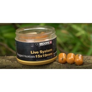 **CCMOORE LIVE SYSTEM GLUGGED DUMBELL HOOKBAITS  15 x 18 MM.