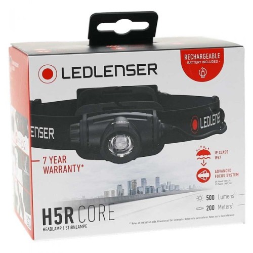 LED LENSER H5R CORE BLACK  -0