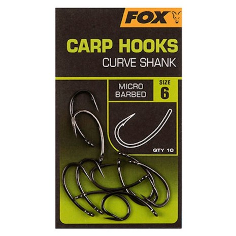 FOX CARP HOOK CURVE SHANK-0