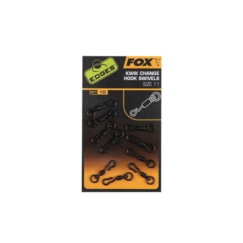 FOX EDGES KWIK CHANGE HOOK SWIVELS (GIRELLA PER SPINNER / RONNIE RIG)