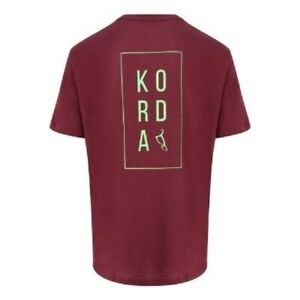 KORDA LE LOYAL TEE BURGUNDY  