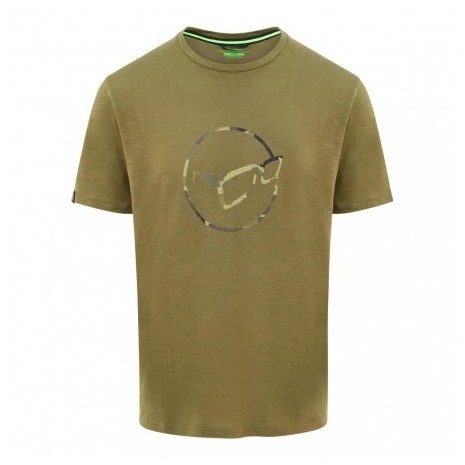 KORDA LE DISTRESSED LOGO TEE OLIVE  