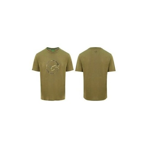 KORDA LE DISTRESSED LOGO TEE OLIVE  -0