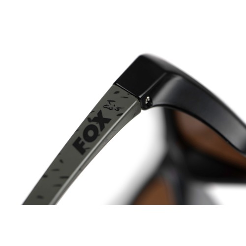 FOX COLLECTION WRAPS GREEN/BLACK BROWN LENS   NEW-0