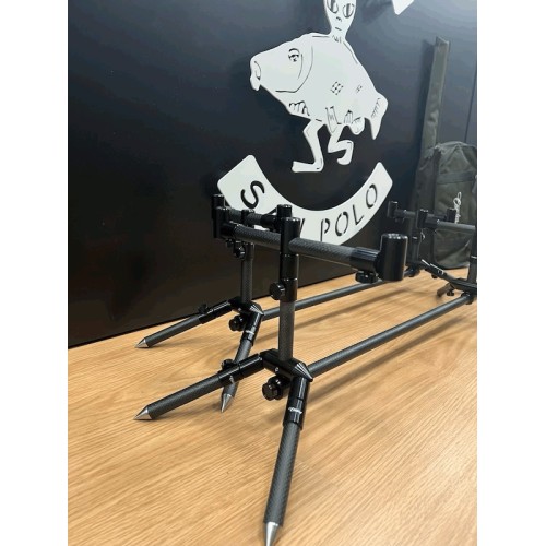 CENTURY CARBON CQ ROD POD + BUZZ BAR REGOLABILI DA 2 O 3 CANNE-3
