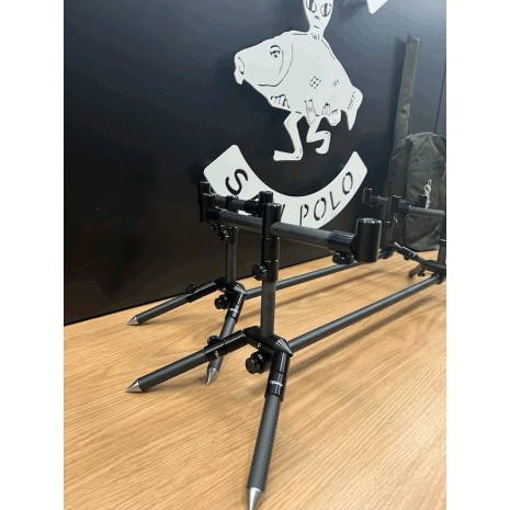 CENTURY CARBON CQ ROD POD + BUZZ BAR REGOLABILI DA 2 O 3 CANNE-3