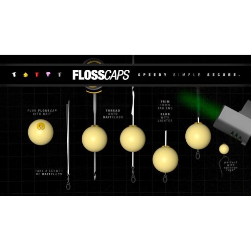 KORDA FLOSS CAPS CLEAR-0