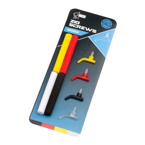 NASH ZIG SCREW MIXED COLOUR  STANDARD O LARGE