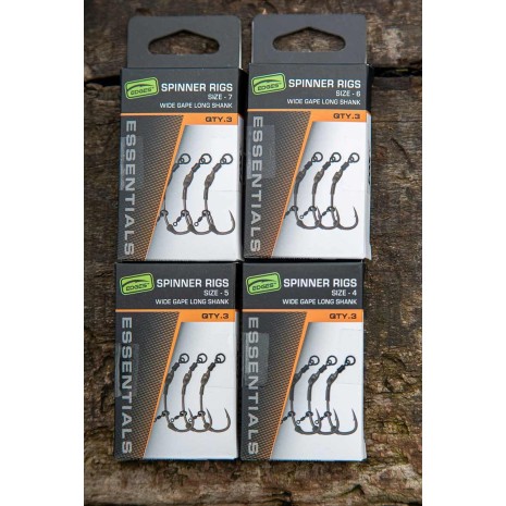 °FOX ATTACCATA PRONTA EDGES SPINNER RIGS X 3   NEW-1