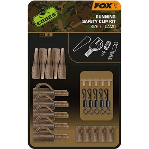 FOX EDGES RUNNING SAFETY LEAD CLIP KIT CAMO-4