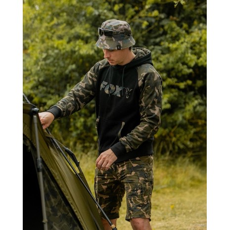 FOX BLACK/CAMO RAGLAN HOODY-2