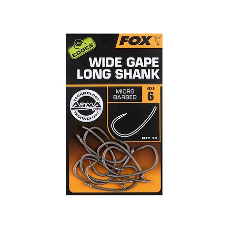 FOX EDGES SUPER WIDE GAPE LONG SHANK   NEW-0
