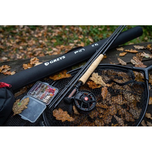 GREYS COMBO FIN EURO NYMPH FLY  (CANNA + MULINELLO E CODA)  NEW-3