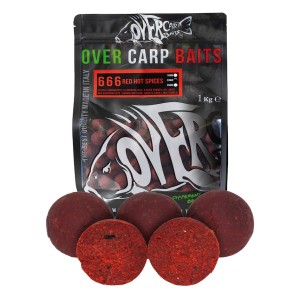OVER CARP BAITS 666 RED HOT SPICES AFFONDANTI