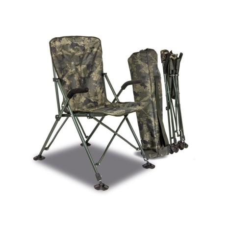 SOLAR UNDERCOVER CAMO FOLDABLE EASY CHAIR HIGH