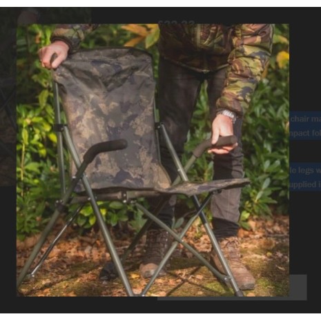 SOLAR UNDERCOVER CAMO FOLDABLE EASY CHAIR HIGH-0