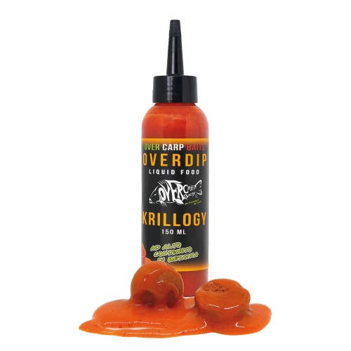 OVER CARP BAITS OVERDIP 150 ML KRILLOGY