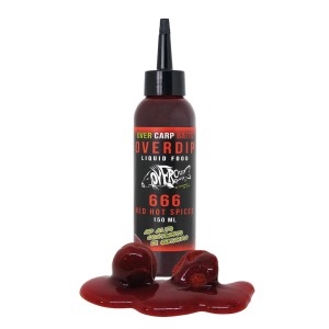 OVER CARP BAITS OVERDIP 150 ML 666 HOT SPICES