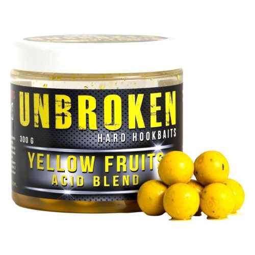 OVER CARP BAITS YELLOW FRUITS HARD HOOKBAITS CON DIP