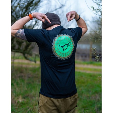 KORDA LE BLOSSOM TEE BLACK T-SHIRT  NEW-0