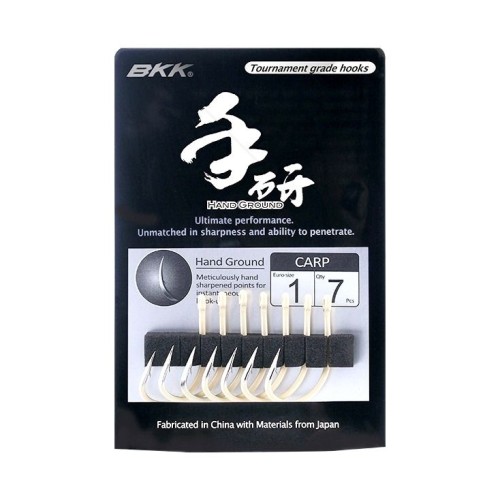 BKK HOOK CARP HAND GROUND PALE YELLOW -1