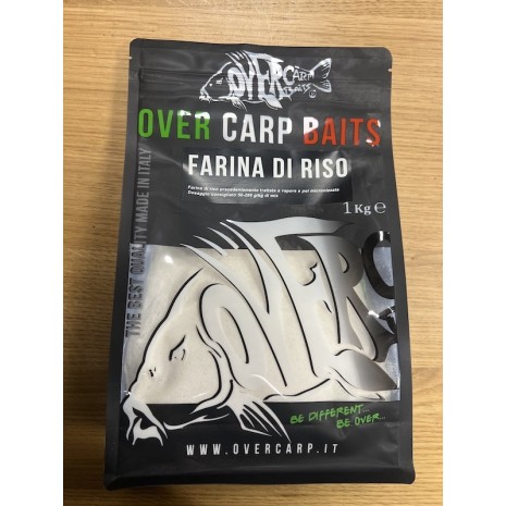 OVER CARP BAITS FARINA DI RISO 1 KG.