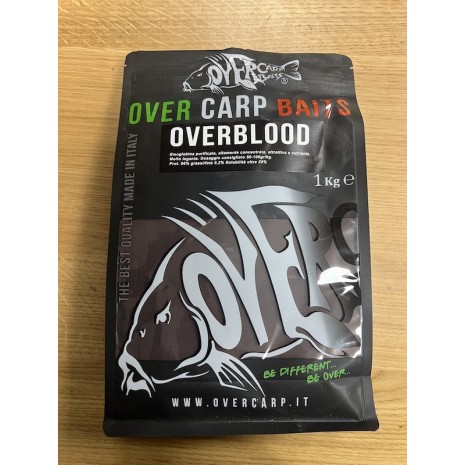 OVER CARP BAITS FARINA DI SANGUE OVER BLOOD 1 KG.