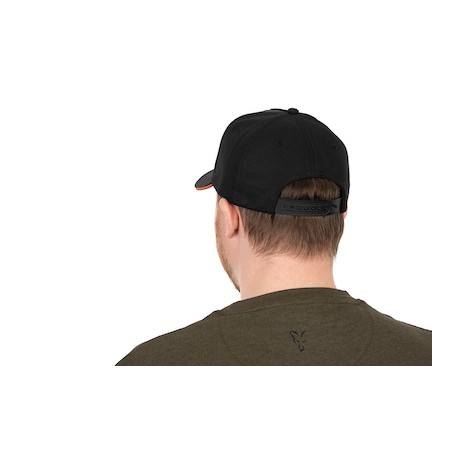 FOX BASEBALL CAP BLACK / ORANGE   NEW-0