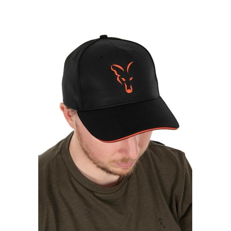 FOX BASEBALL CAP BLACK / ORANGE   NEW-2