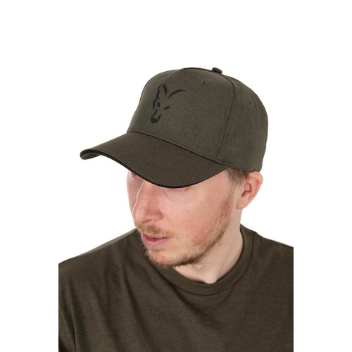 FOX BASEBALL CAP BLACK / GREEN   NEW-1