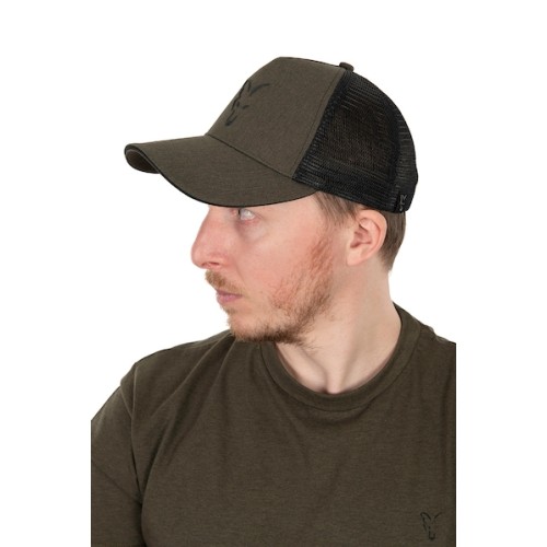 FOX TRUCKER CAP GREEN / BLACK   NEW-1