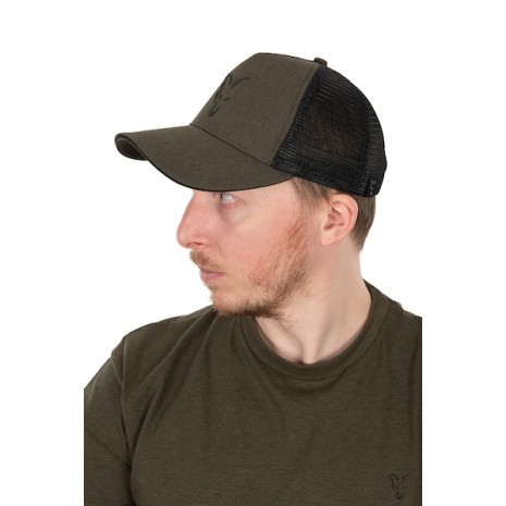FOX TRUCKER CAP GREEN / BLACK   NEW-1