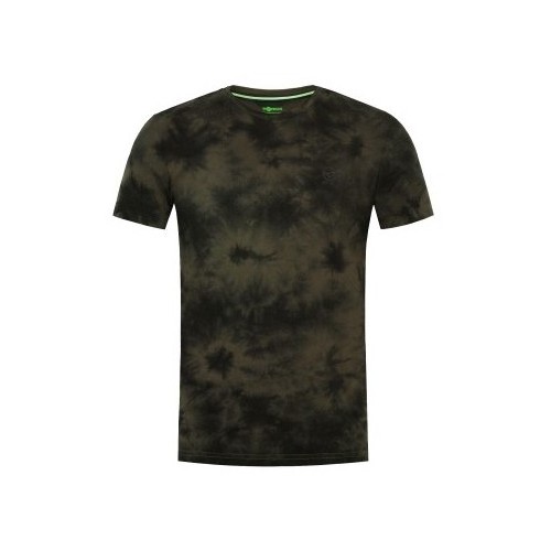 KORDA TIE DYE TEE DARK OLIVE T-SHIRT  NEW