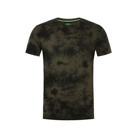 KORDA TIE DYE TEE DARK OLIVE T-SHIRT  NEW