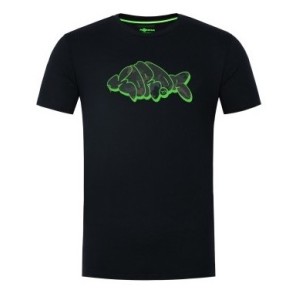 KORDA OUTLINE TEE BLACK T-SHIRT  NEW