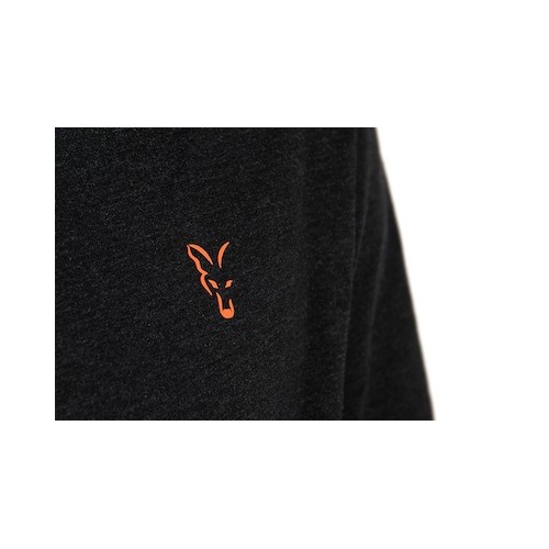 FOX COLLECTION T BLACK / ORANGE T-SHIRT  NEW-1