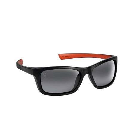 FOX COLLECTION WRAPS BLACK/ORANGE GREY LENS   NEW FOX COLLECTION WRAPS BLACK/ORANGE GREY LENS   NEW