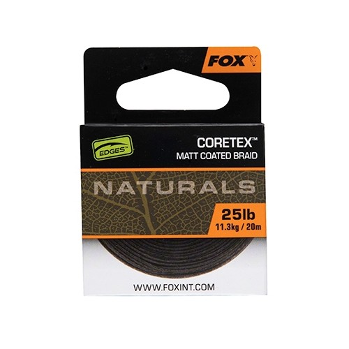 FOX NATURALS CORETEX MATT COATED BRAID SEMI STIFF