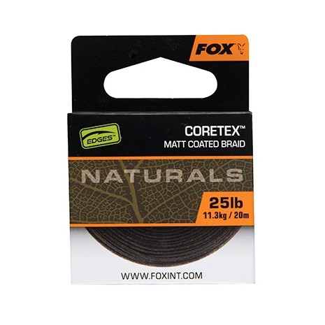 FOX NATURALS CORETEX MATT COATED BRAID SEMI STIFF